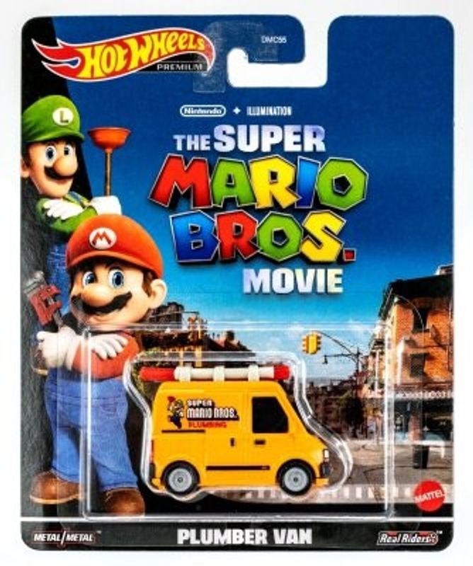 Mario Plumber Van - Hot Wheels 1:64