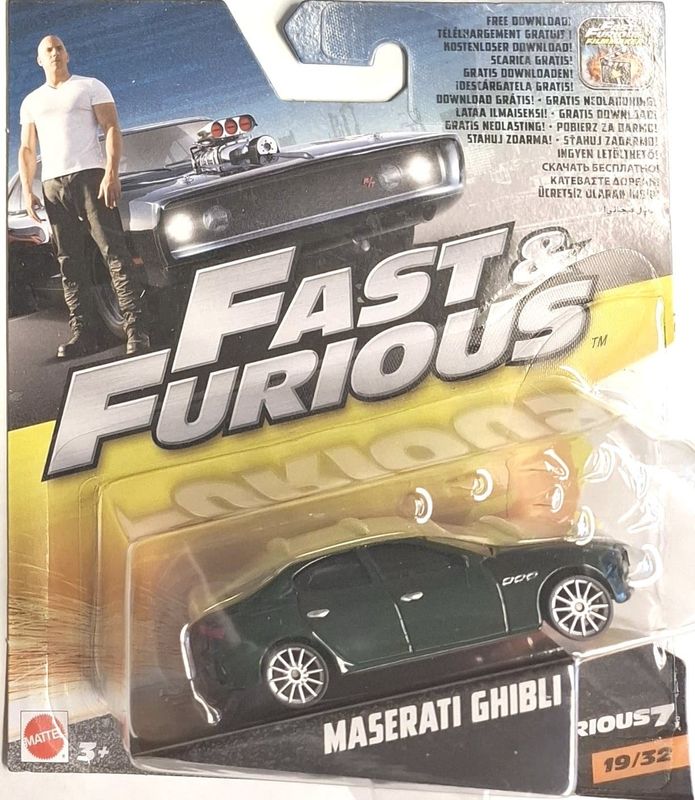 Maserati Ghibli Fast & Furious - Hot Wheels 1:55