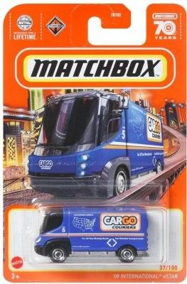 International eStar 2009 blå - Matchbox 1:64