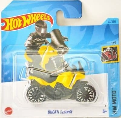 MC Ducati DesertX gul/svart - Hot Wheels 1:64