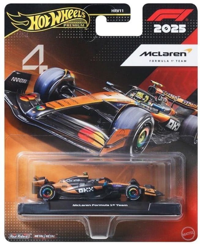 F1-series McLaren 2025 #4 Landon Norris - Hot Wheels 1:64