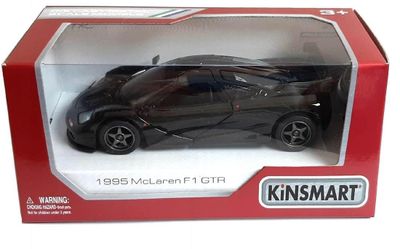 McLaren F1 GTR 1995 svart - skala 1:36