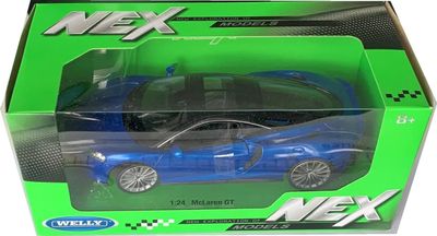 McLaren GT 2020 blå - skala 1:24