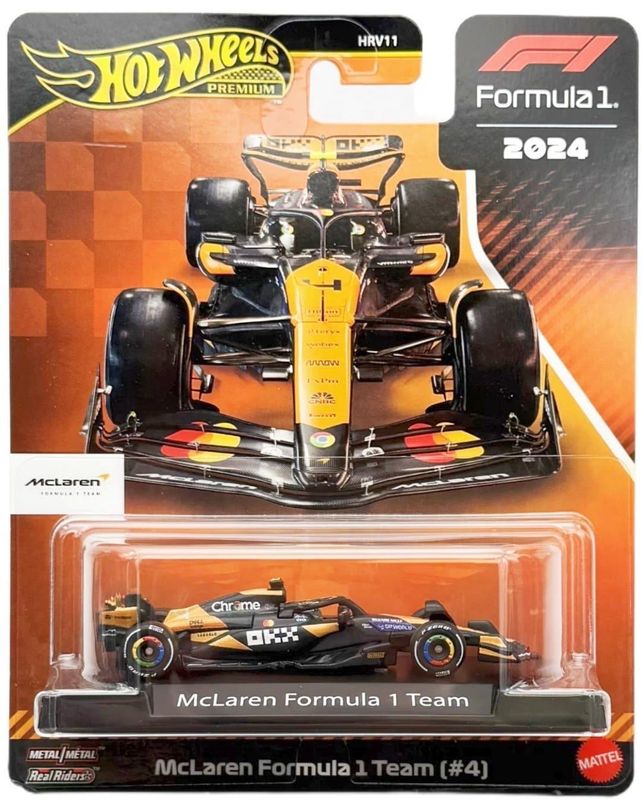 F1-series McLaren 2024 #4 Landon Norris - Hot Wheels 1:64
