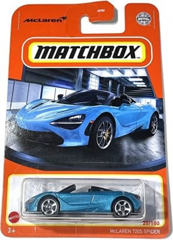 McLaren 720S Spider blå - Matchbox 1:64