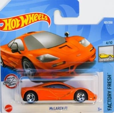 McLaren F1 orange - Hot Wheels 1:64