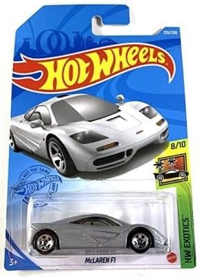 McLaren F1 silver - Hot Wheels 1:64