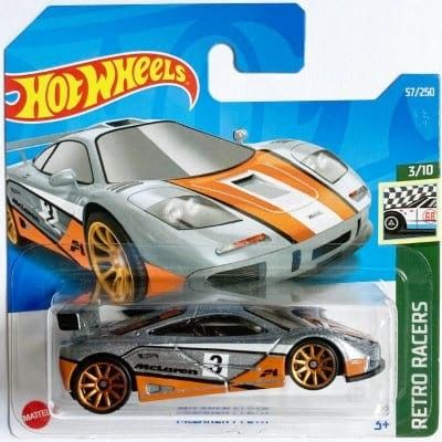 McLaren F1 GTR silver - Hot Wheels 1:64