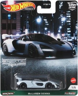 McLaren Senna grå/vit - Hot Wheels 1:64