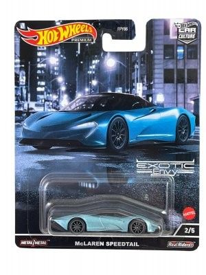 McLaren Speedtail ljusblå - Hot Wheels 1:64
