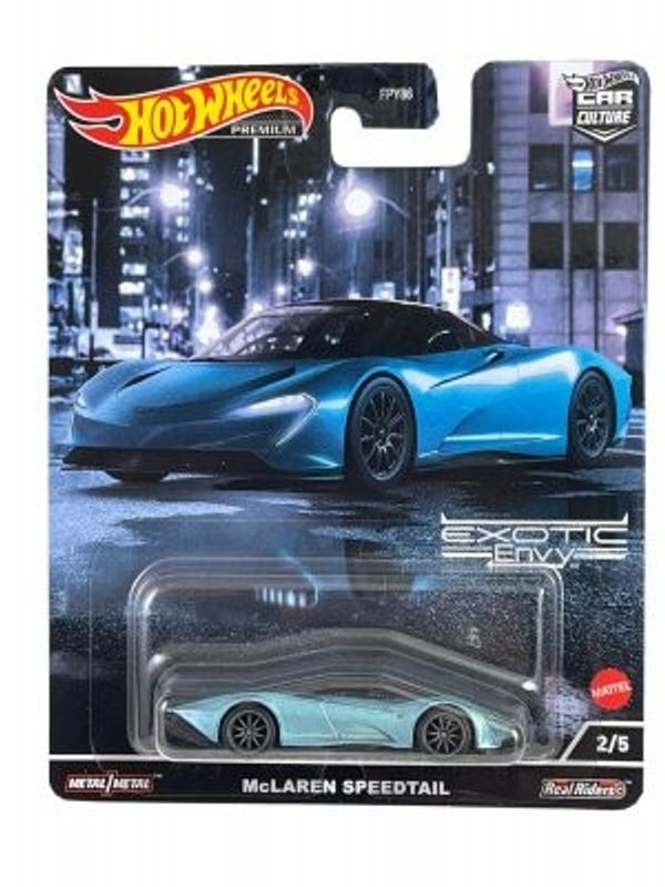 McLaren Speedtail ljusblå - Hot Wheels 1:64