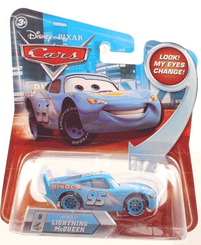 Blixten McQueen Dinoco - eye change 2010 disney bilar