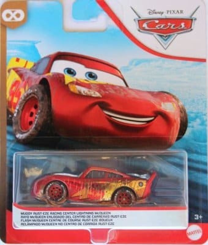 Blixten McQueen RustEze Metallic Muddy - Cars 3