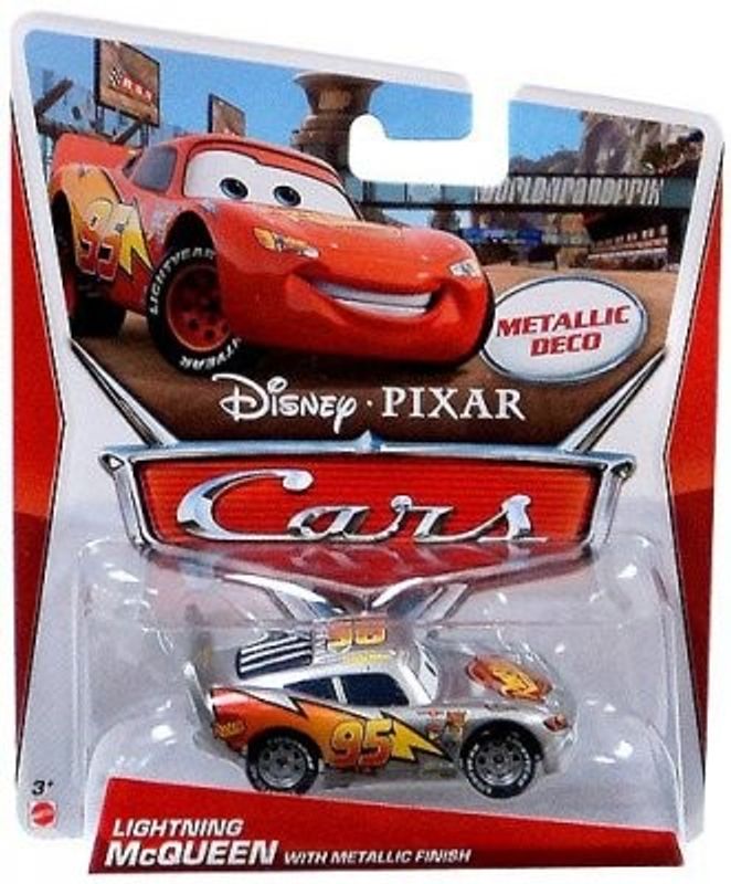 Blixten McQueen silver metallic - Cars 2