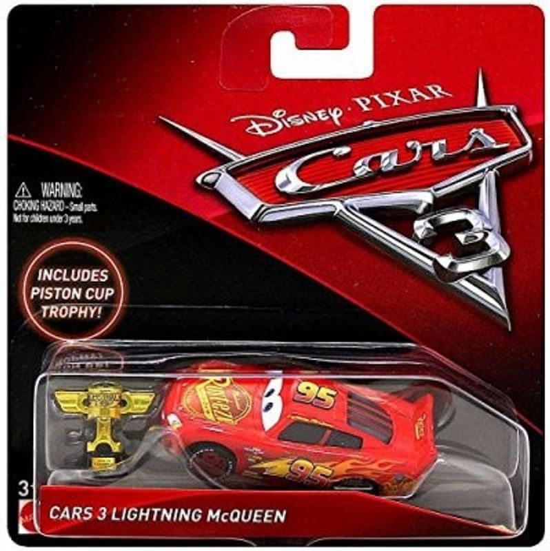 Blixten McQueen med pokal - Cars 3