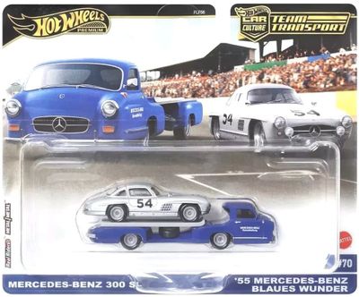 Mercedes Benz 300SL & Mercedes Blaues Wunder 55 - Hot Wheels 1:64