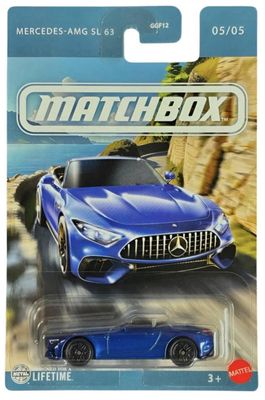 Mercedes AMG SL 63 blå - Matchbox 1:64