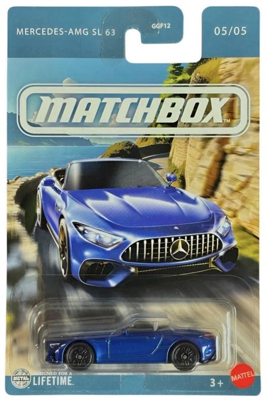 Mercedes AMG SL 63 blå - Matchbox 1:64