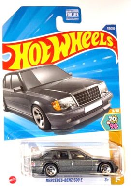 Mercedes Benz 500 E grå - Hot Wheels 1:64