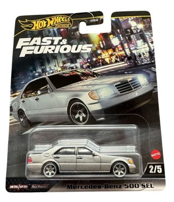 Mercedes Benz 500 SEL silver Fast & Furious - Hot Wheels 1:64