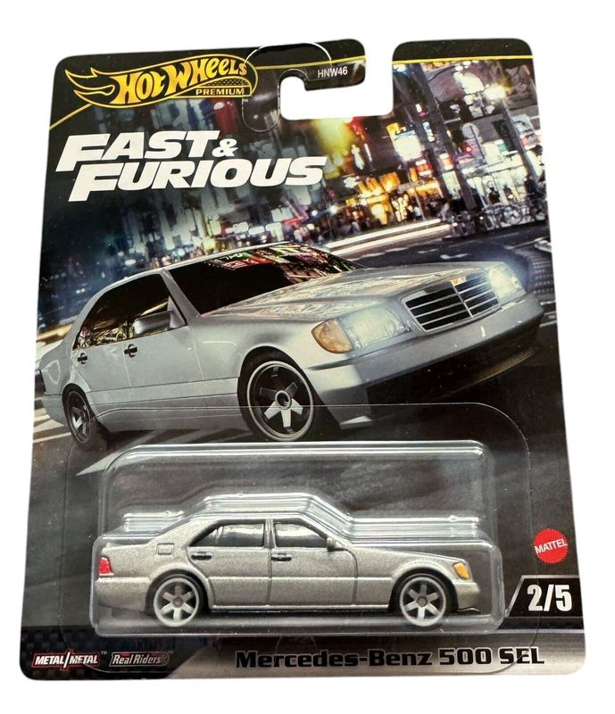 Mercedes Benz 500 SEL silver Fast & Furious - Hot Wheels 1:64