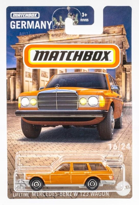 Mercedes Benz W123 orange - Matchbox 1:64