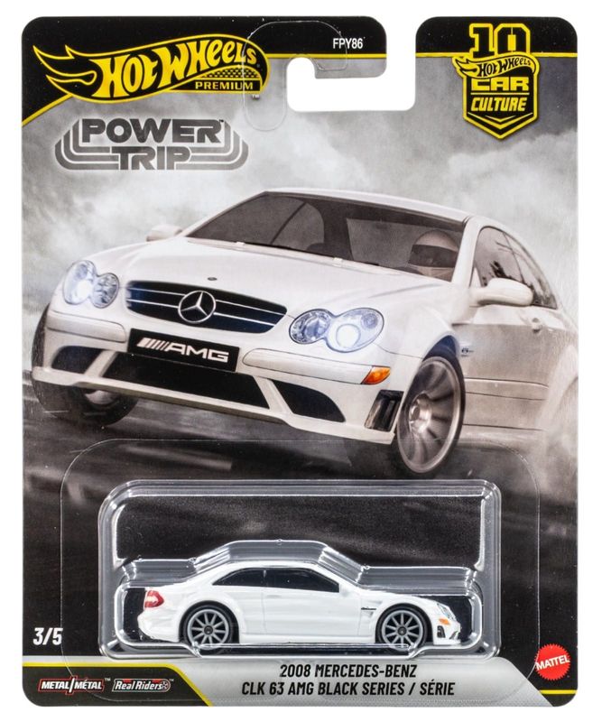Mercedes Benz CLK 63 AMG 2008 - Hot Wheels Power Trip 1:64