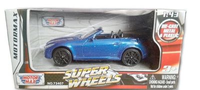 Mercedes SLK55 AMG 2005 blå - skala 1:43