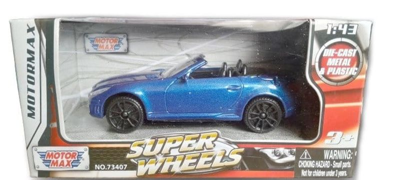 Mercedes SLK55 AMG 2005 blå - skala 1:43