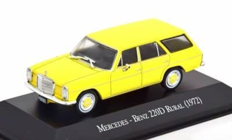 Mercedes 220D Rural 1972 gul - skala 1:43