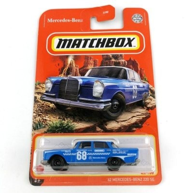 Mercedes Benz 220 SE 1962 blå - Matchbox 1:64