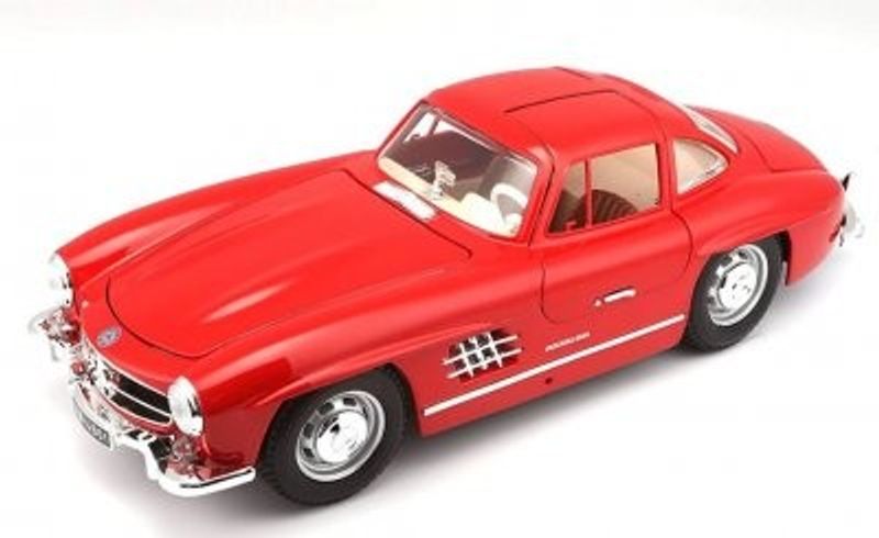 Mercedes Benz 300 SL (W198) 1954 röd - skala 1:24