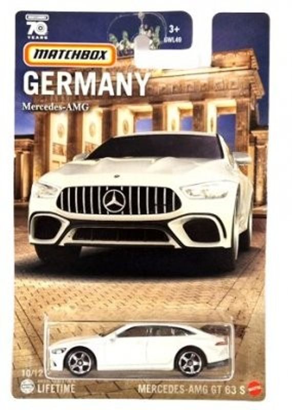 Mercedes AMG GT 63 S vit - Matchbox 1:64