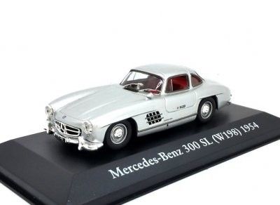 Mercedes Benz 300 SL (W198) 1954 silver - skala 1:43