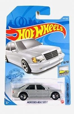 Mercedes Benz 500 E silver - Hot Wheels 1:64