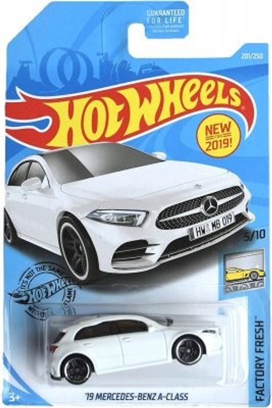 Mercedes Benz A-Class vit - Hot Wheels 1:64
