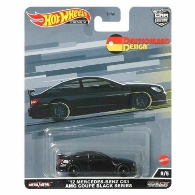Mercedes Benz C63 AMG Coupe 2012 svart - Hot Wheels 1:64