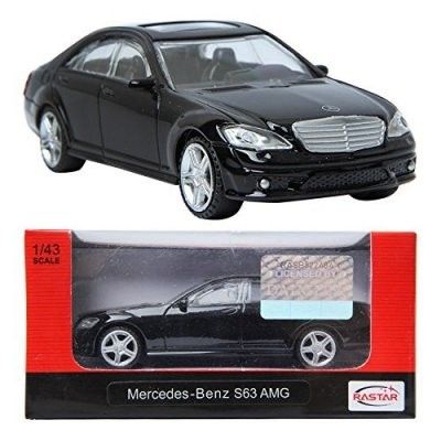 Mercedes Benz S63 AMG 2008 svart - skala 1:43
