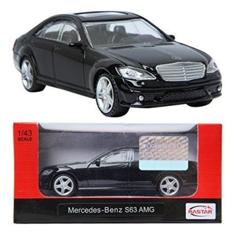 Mercedes Benz S63 AMG 2008 svart - skala 1:43