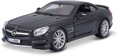 Mercedes SL 65 AMG Hardtop svart - skala 1:24