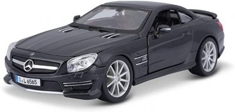 Mercedes SL 65 AMG Hardtop svart - skala 1:24