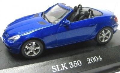 Mercedes Benz SLK 350 Convertible (R 171) 2004 blue - skala 1:43