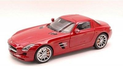 Mercedes SLS AMG (C197), röd - Skala 1:24