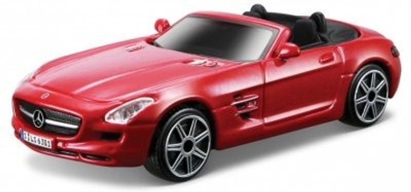 Mercedes Benz SLS AMG Roadster -röd - skala 1:43