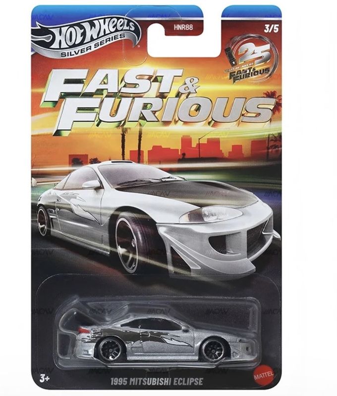 Mitsubishi Eclipse 1995 – Hot Wheels Fast & Furious 1:64