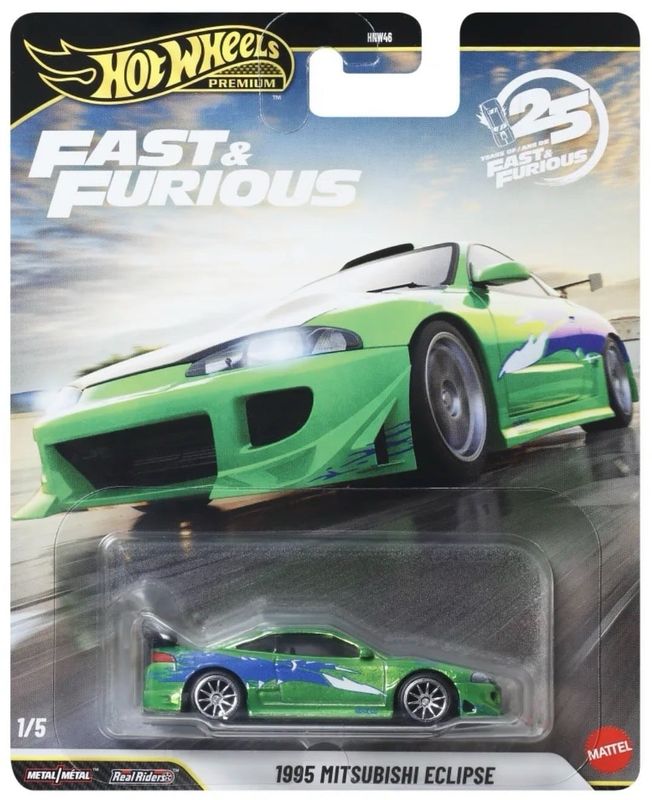 Mitsubishi Eclipse 1995 Fast & Furious - Hot Wheels 1:64