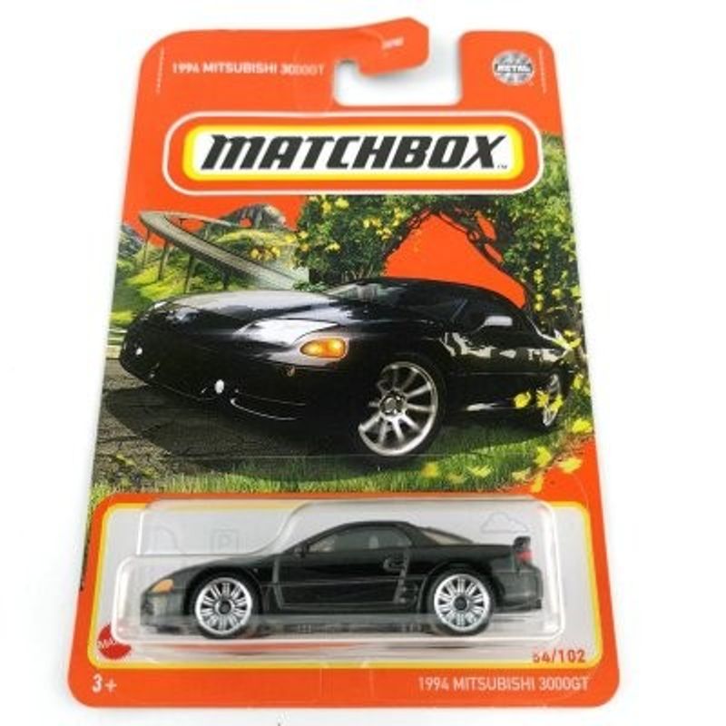 Mitsubishi 3000GT 1994 svart - Matchbox 1:64