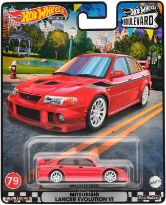 Mitsubishi Lancer Evo VI röd - Hot Wheels 1:64
