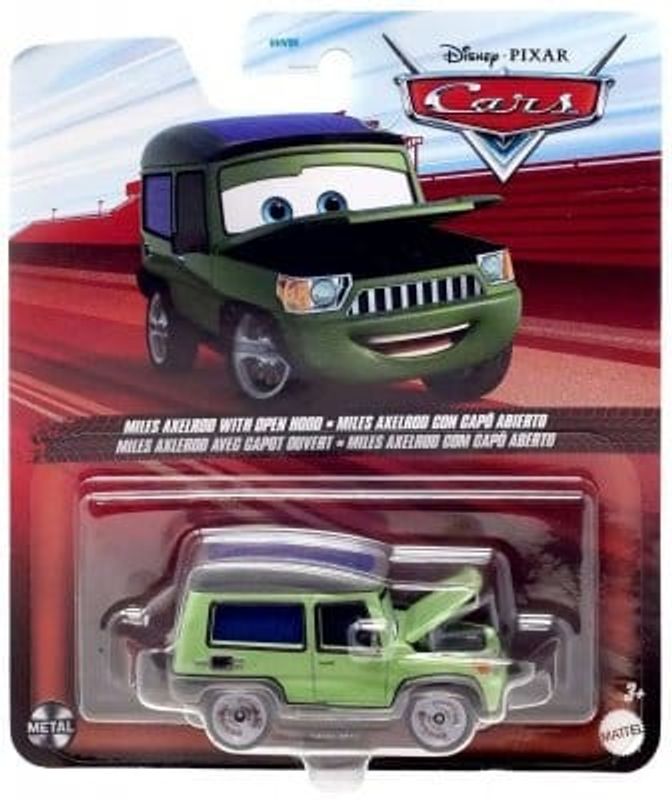 Max Axeltryck / Miles Axlelrod open hood - Disney bilar 2