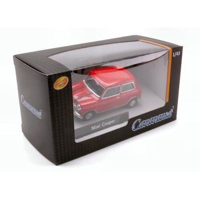 Mini Cooper röd - skala 1:43